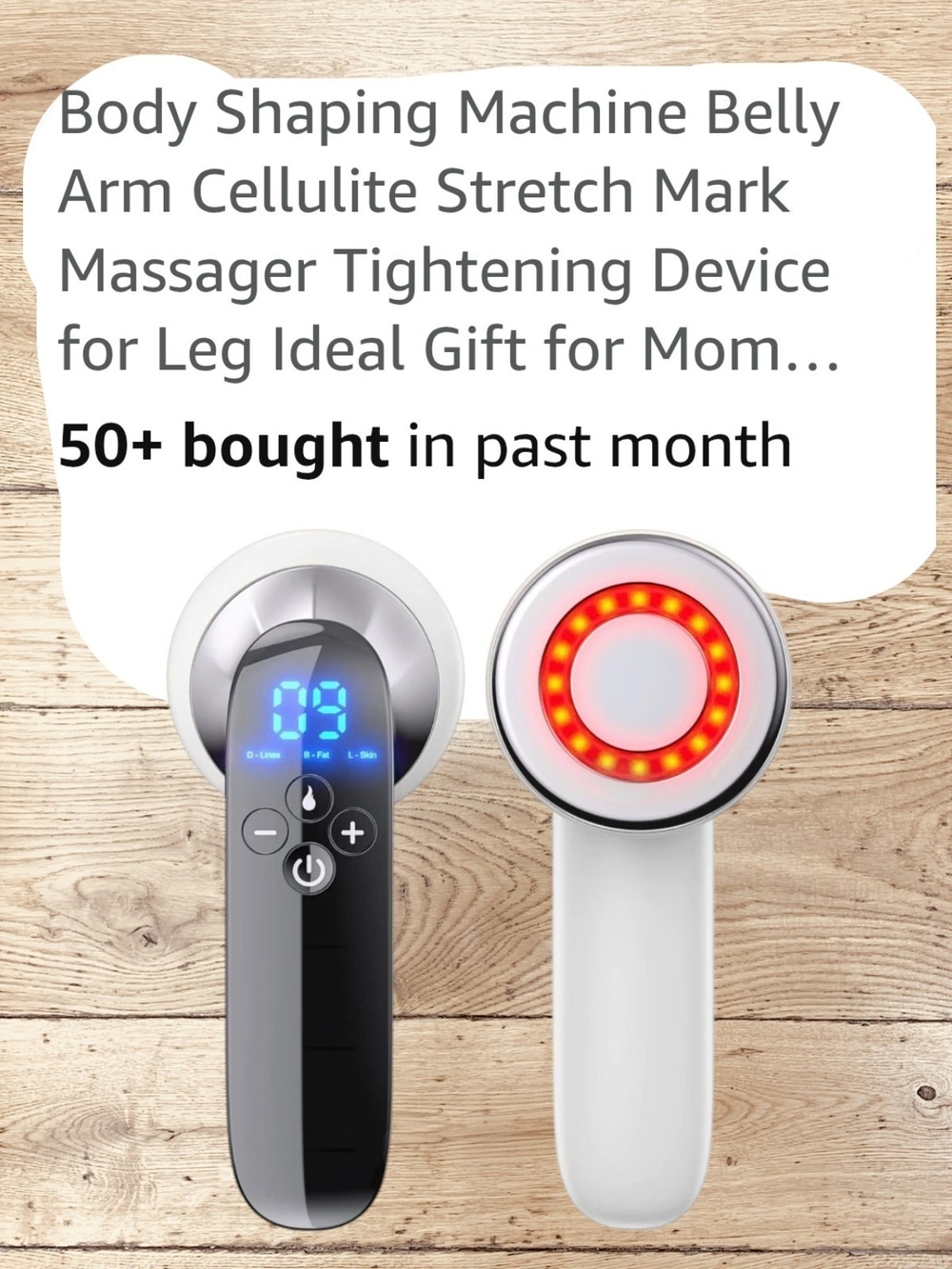 White Handheld Red-Light Body Shaping Massager 6